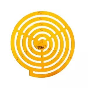 코링 템플렛 K-500F 아크정규 달팽이 230x125 1개입 제도용자 템플레이트 측량정규 1E516