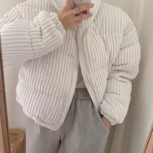 겨울 여성 숏 패딩 코듀로이 따뜻한 아우터 웰론 재킷 점퍼 01563