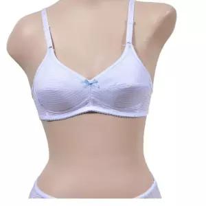 스트라이프 초등학생 2단계 B컵브라 여성속옷 면브라 가슴을모아주는 주니어솟옷 69649