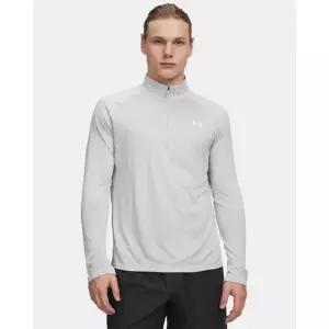 언더아머 UNDER ARMOUR 1328495-014 남성 UA 테크 하프집 긴팔 티셔츠 기능성 헬스 러닝 트레이닝복 짐웨어