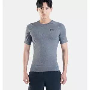 언더아머 UNDER ARMOUR 1361518-090 남성 기능성 반팔 UA 히트기어 컴프레션 헬스 짐웨어 쫄티