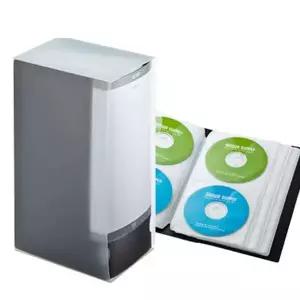 파일형 CD DVD 케이스 120매 블랙 보관함