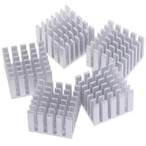 5pcs 20x20x15mm 냉각 액세서리 DIY 방열판 CPU GPU 칩 알루미늄