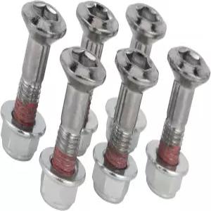 애니엇 6 PCS 스프로킷 볼트 및 너트 키트 오토바이 체인 더트 바이크 야마하 크루이심 125 킴코 Xciting