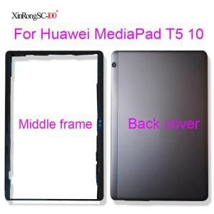 화웨이 MediaPad T5 10 AGS2-W09 AGS2-AL00 중간 프레임 배터리 커버 백 케이스 하우징 도어 스피커 보호