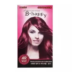 4R 비해피칼라크림 크림염색약 염색약 헤어케어 비해피칼라크림-체리와인