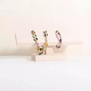GemeShou 비치 팔찌 정리 홀더 판매용 나무 시계 진열대 T 바 스탠드 부티크 매장용 보관 선반 Bracelet