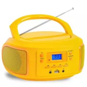 가정용 MP3 AUX 아남XP01 FM라디오 CD플레이어 스피커 웨이브팝 휴대용