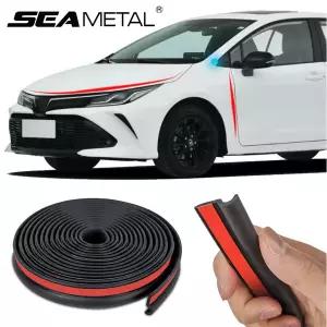 풍절음고무몰딩 소음 진동방지 SEAMETAL 2/4m 자동차 도어 고무 씰 스트립 Z 모양의 절연 Weatherstrip 액