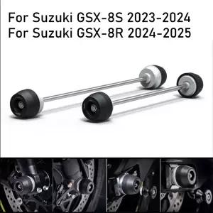바이크 오토바이쇼바 리어 서스펜션 스즈키 GSX-8S GSX-8R 2024 2025 프론트 액슬 포크 크래시 슬라이더 모