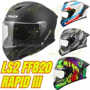 바이크 오토바이헬멧 하이바 LS2 FF820 RAPID III 오토바이 헬멧 오프로드 레이싱 풀 고카트 전기자전거 카