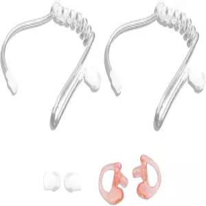 ONE2MAX Acoustic Ear Tube Earpiece Replacement - Air Coil Headset Parts Secret Service Fake Fbi