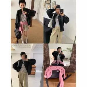 원더맨 여성 스윗 차이나 가죽 재킷 쇼트 라이더 캐주얼 코트