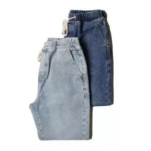 남자 테이퍼드핏 밴딩 데일리 데님 청바지 KSM-JEA-SDD0722008-R