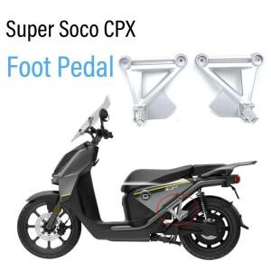 [호환품]Super Soco CPX CPx용 발받침 페달 뒷좌석 승객용