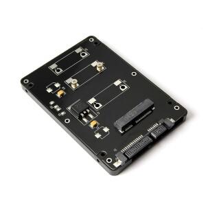 mSATA-SATA 3.0 인클로저 mSATA 외부 SSD 케이스 Windows Linux Mac OS 용 미니 SSD-2.5 SATA3 22Pin 변환