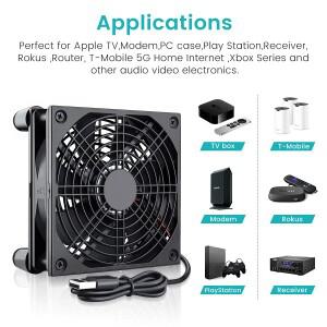USB 전원 컴퓨터 PC 케이스 팬 라우터 TV 용 120mm 5V 자동 섀시 쿨러 고양이 냉각 나사 보호 네트 12cm