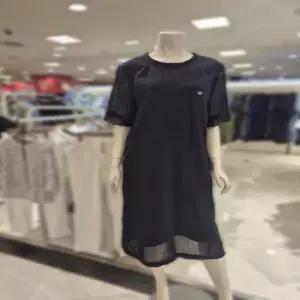 분당점 올리비아로렌 배색형H라인원피스 블랙 VOCOA5M5251H