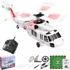 K270 UH-60L BlackHawk RC 헬리콥터 2.4G 4CH 6축 자이로 브러시리스 군용 모델 4패들 에일러론 없음 고도