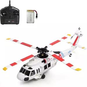 rcxperts K270 UH-60L 광학 플로우 및 고도 유지 기능이 있는 RC 헬리콥터 4CH 브러시리스 블랙호크 축소