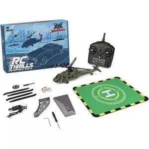 PrecisionX WL K170 Black Hawk UH-60L 170 사이즈 2.4G 4CH 플라이바리스 RC 헬리콥터 좌우 조절식 핸드