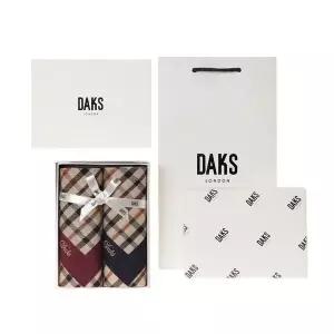 갤러리아 [닥스] 기본체크 손수건 2매세트 (D) 2번