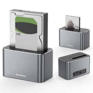 하드 드라이브 도크 USB3.0 SATA 외장 스테이션 인클로저 2.5/3.5인치 HDD SSD용