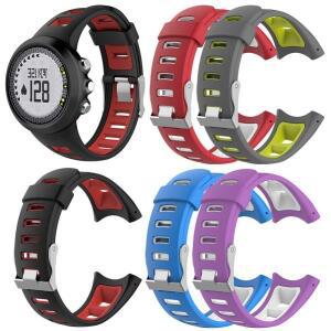 범용 듀얼 컬러 실리콘 시계 밴드, SUUNTO Quest M1 시리즈용 스마트 워치