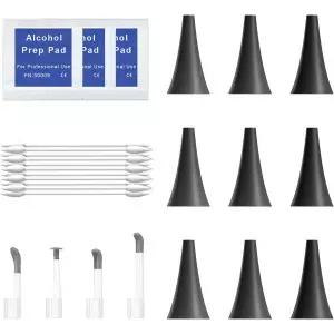 4.3MM 디지털 이경용 Otoscope Ear Camera 액세서리 키트 14개 구성 9개의 일회용 스페큘라 4개의 이어 픽