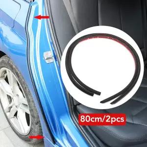풍절음고무몰딩 소음 진동방지 2PCS 자동차 도어 고무 씰 스트립 필러 Weatherstrip B 보호 실란트 자동
