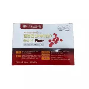 [하프클럽/기타]종근당 철분 엽산 비타민D 플러스 500mg x 60캡슐 1개