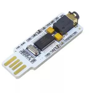 PC 노트북용 Mini PCM2704 USB 오디오 DAC 디코더 보드 드라이버 모듈 하이파이 앰프
