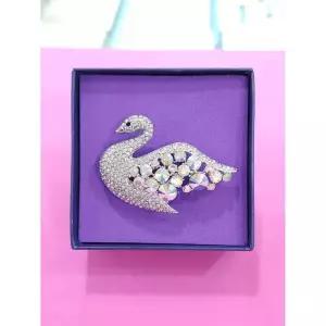 로뎀 세이브존05 P Eleganc 스와로브스키 백조 브로치01 RDB24010121