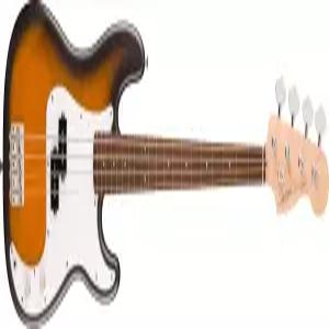 Fender Squier 데뷔 시리즈 프리시전 베이스 기타 초보자용 2년 보증 포함 무료 레슨 제공 무광 마감의
