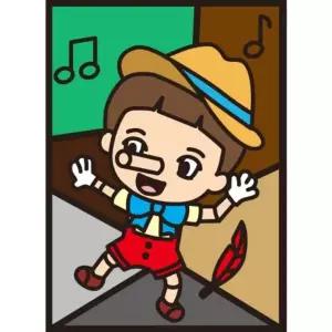 [키득키득]팝아트 포일아트 나무인형