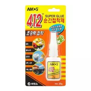 아모스 순간접착제 412 20g