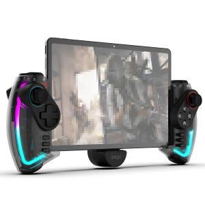스위치 안드로이드 호환 iOS IPad 호환 PC용 무선 게임패드RGB 라이트 선형 진동 스판 컨트롤러 PG9777 포