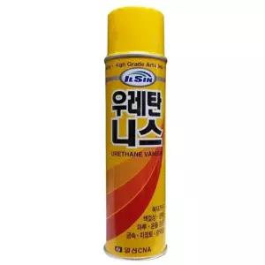 일신 우레탄 니스 광택용 420ml 스프레이 광택제