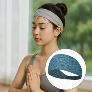 [제이큐]스포츠헤어밴드 넓은 땀 방출 밴드 땀흘림방지 와이드헤어밴드 운