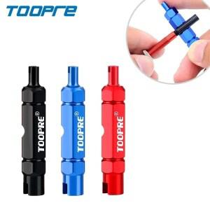 TOOPRE 자전거 다기능 밸브 코어 리무버 도구 렌치 스패너 슈레이더 및 프레스타 익스텐더용 3in1