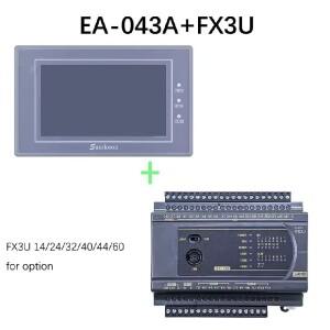 FX3U 14/20/24/32/40/44/60 MR/MT PLC는 Samkoon EA-043A 아날로그 입력 0-20mA를 지원하며, 케이블이 포함