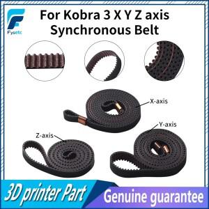 Kobra 3 X Y Z 축 동기 벨트 3D 프린터 부품 용 고온  내마모성