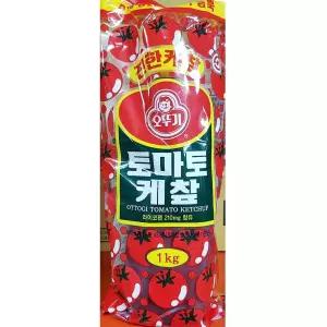 오뚜기 케찹 1Kg소스 액상 케첩 토마토케찹 튜브형케찹 업소용케찹 식당용케찹 식케찹