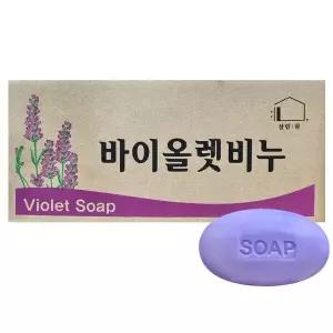 바이올렛비누 120g x 80개입 업소용 대용량 사우나 호텔 헬스장 라벤더 비누 리뉴얼 제품