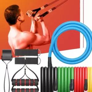 TPE멀티튜빙세트 헬스 홈트레이닝기구 어깨운동 근력 웨이트용품 j-44AC0 홈트운동기구 스트레칭밴드