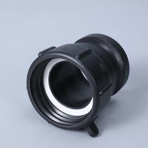 두꺼운 여성형 커넥터 IBC 탱크 어댑터 60mm 캠록 커플러 PP 재질 피팅