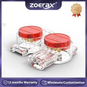 ZoeRax 100PCS K1 K2 K3 커넥터 와이어 스플 라이스 RJ45 RJ11 배선 이더넷 전화 케이블 코드 UY2 네트워크