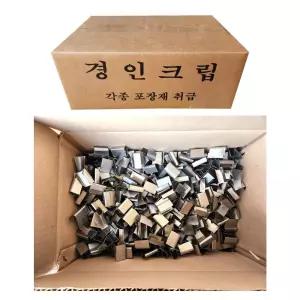 경인 수동밴딩끈철크립(1.7kg 약350개) 1개밴크 PP밴드크 결속용 피피클 밴클 포장용크