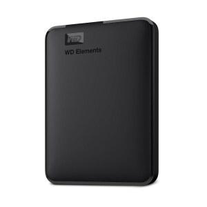 WD 2TB ELEMENTS 윈도우용 휴대용 외장 하드 드라이브 PC 및 MAC용 USB 3.2 GEN 1 / 3.0 플러그 앤 플레이 지원 - WDBU6Y0020BBK-WESN