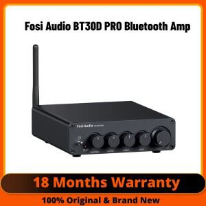 Fosi 오디오 Bluetooth 사운드 전력 증폭기 스피커 서브우퍼 165Wx2 +350W BT30D PRO용 2.1 채널 앰프 수신